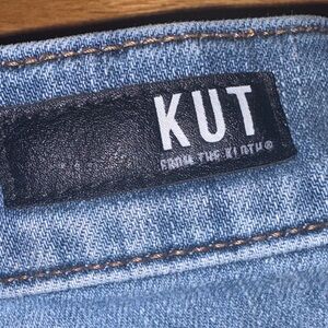 Kut Womens jeans|size12| high waist Fab AB straight leg|preloved no stains flaws